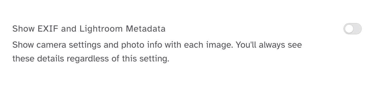 EXIF and Lightroom Toggle