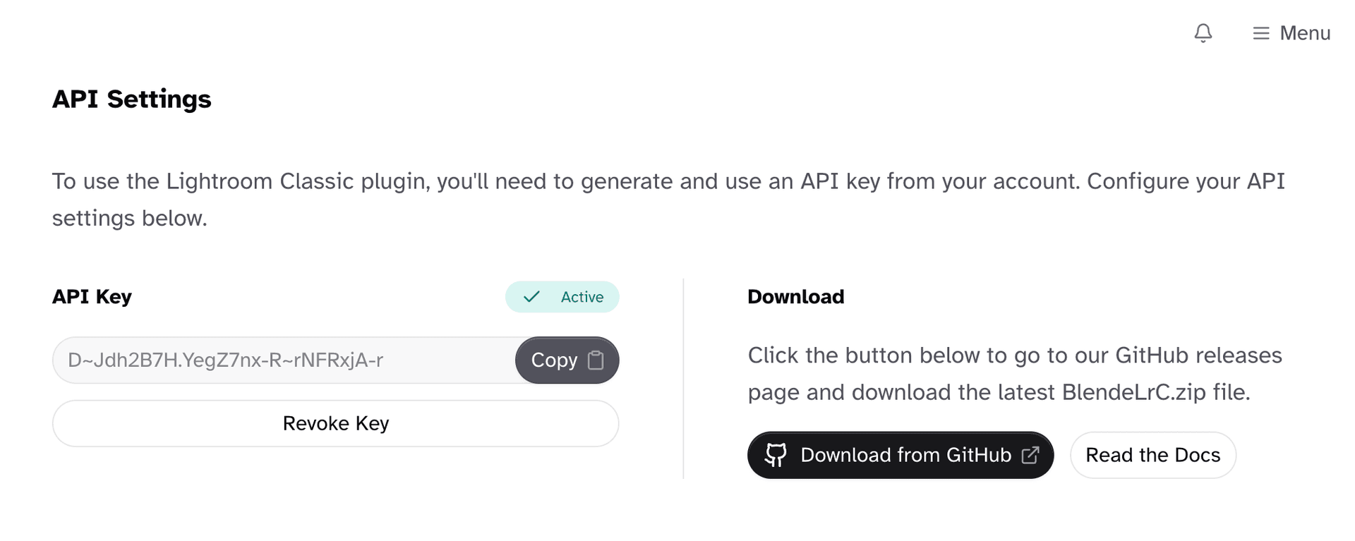 API Key Generation