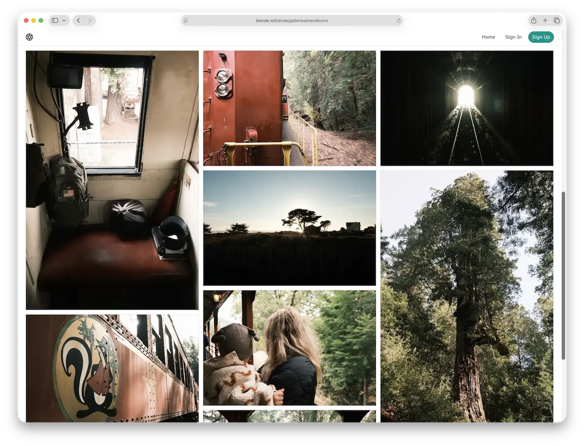 Masonry layout gallery